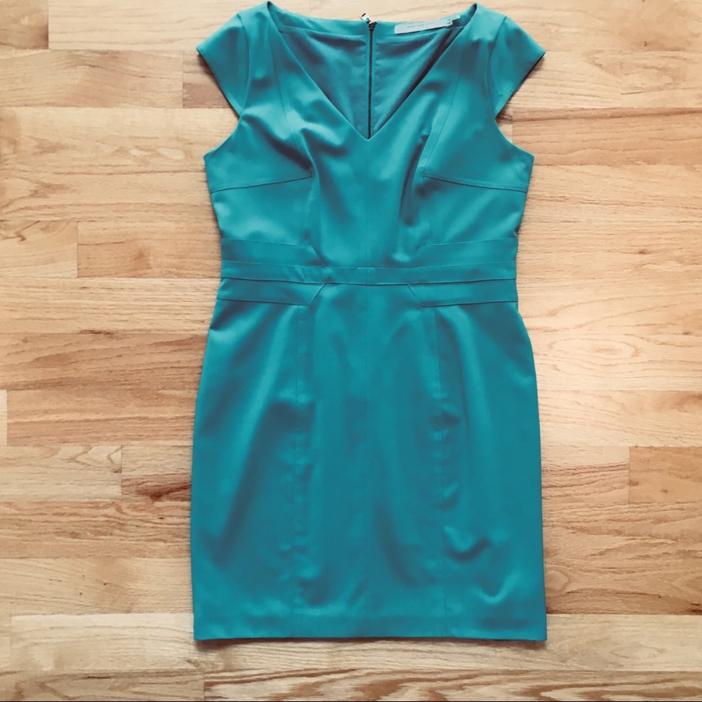 Sleeveless Teal Dress